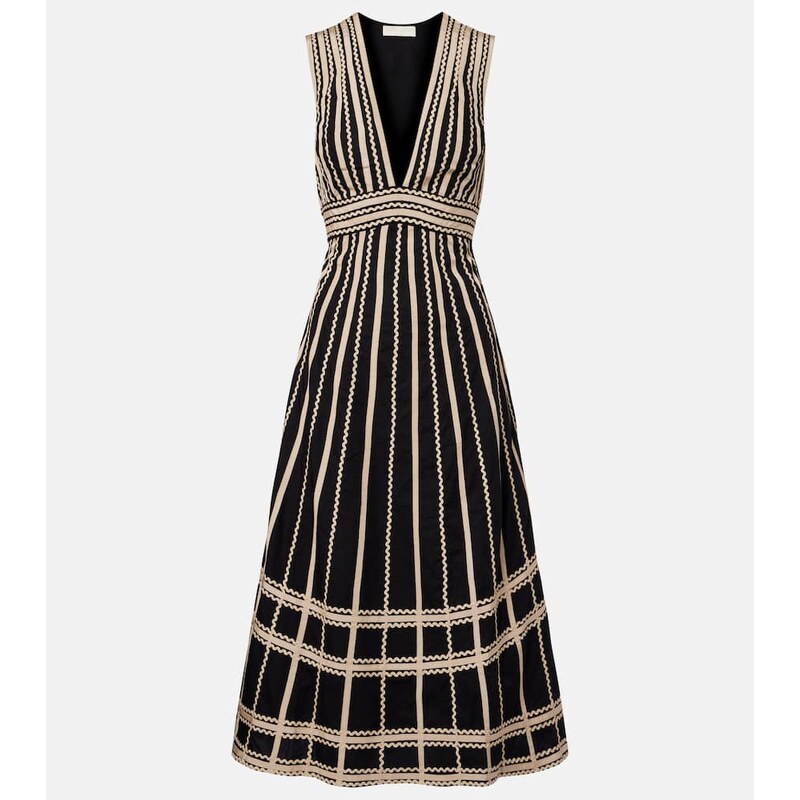 Ulla Johnson Palermo cotton poplin midi dress