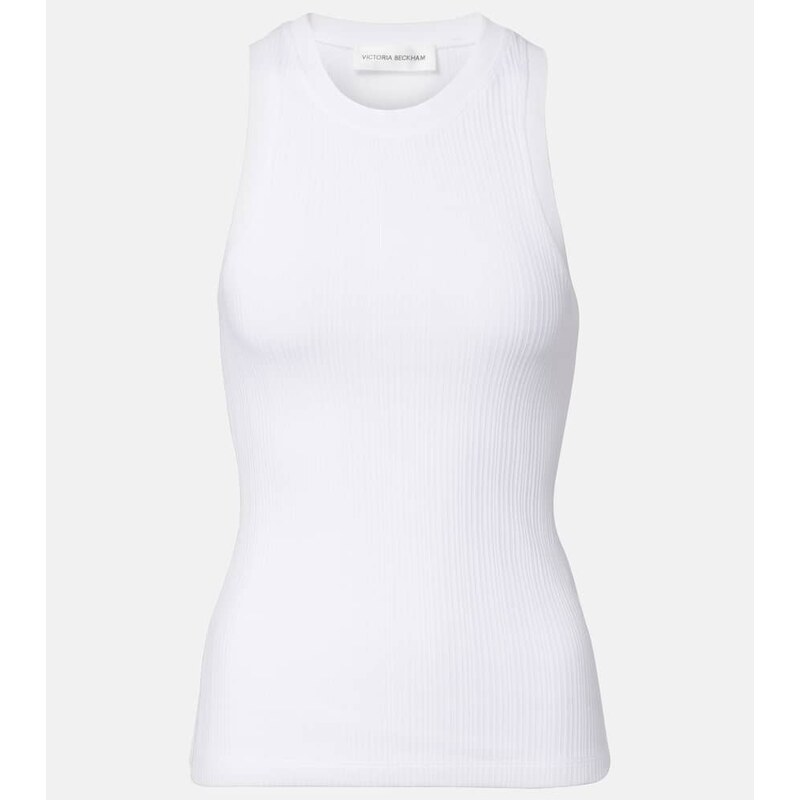 Victoria Beckham Cotton-blend tank top