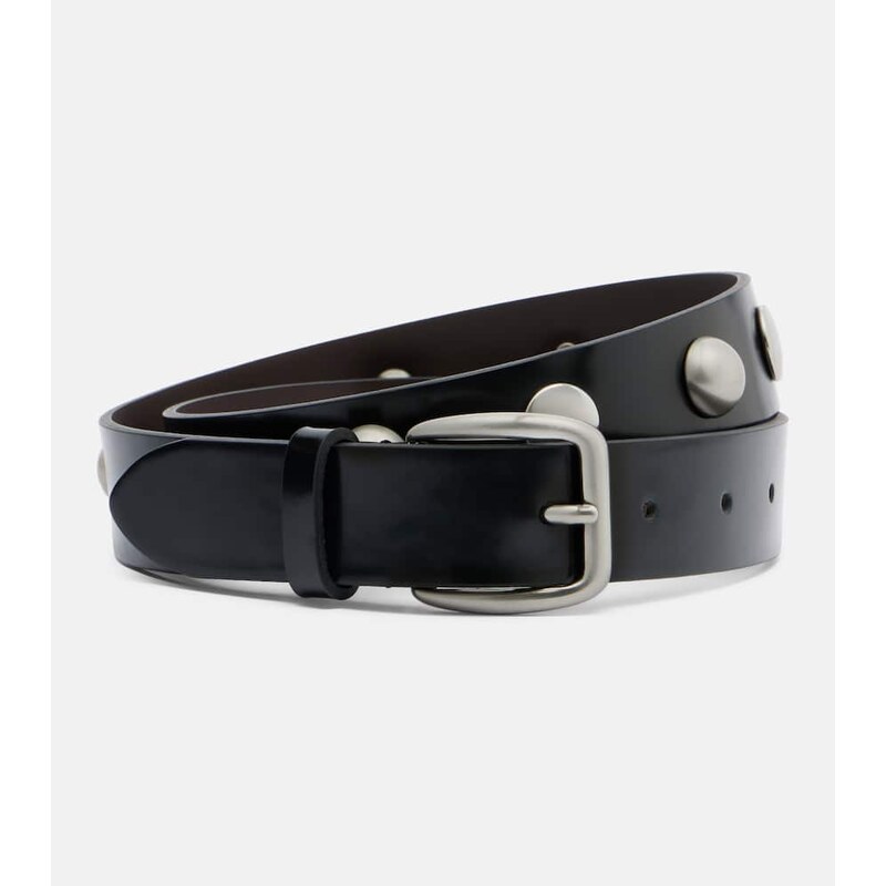 Nour Hammour Studded leather belt