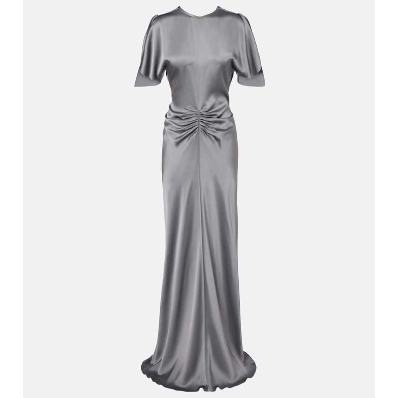 Victoria Beckham Isabella gathered satin gown