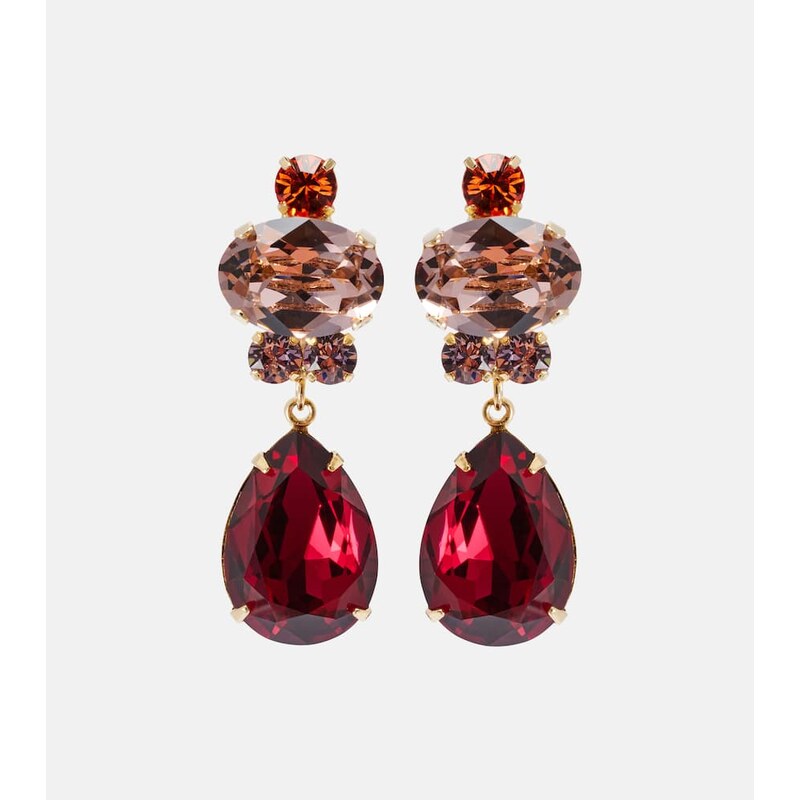 Jennifer Behr Catherine gold-plated drop earrings