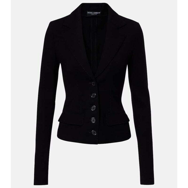 Dolce&Gabbana Wool-blend canvas jacket