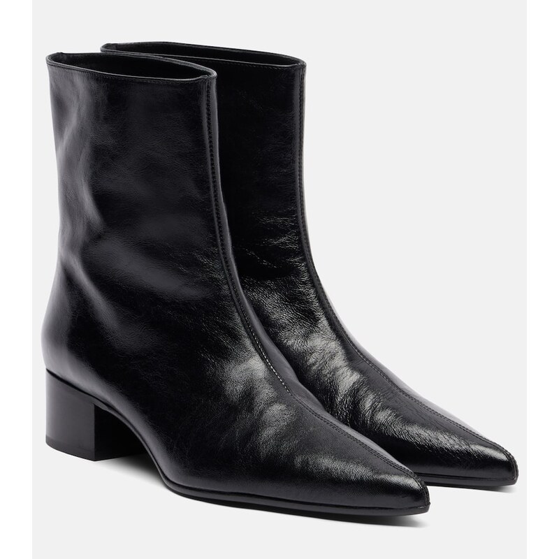 Khaite Andee 40 leather ankle boots