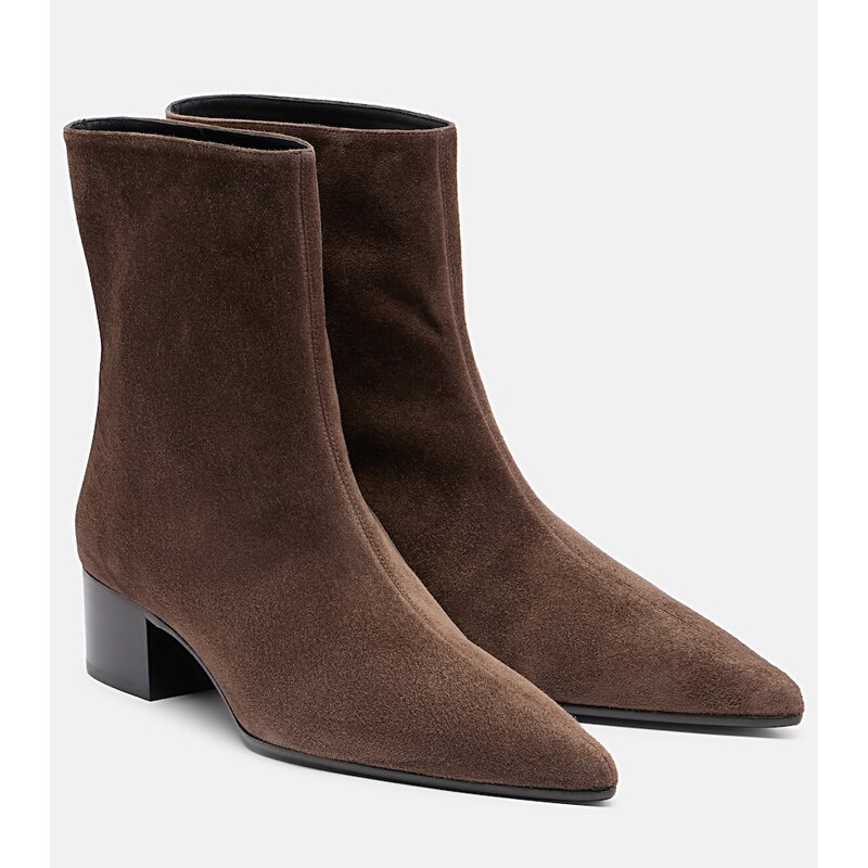 Khaite Andee suede ankle boots