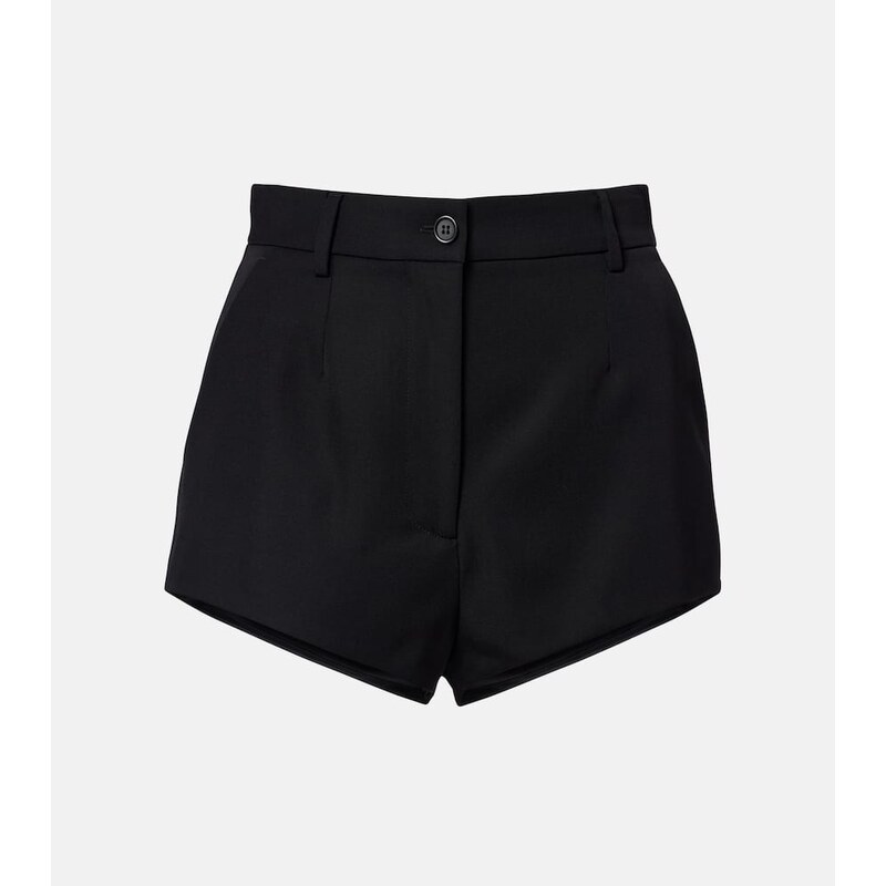 Dolce&Gabbana Virgin wool gabardine micro shorts