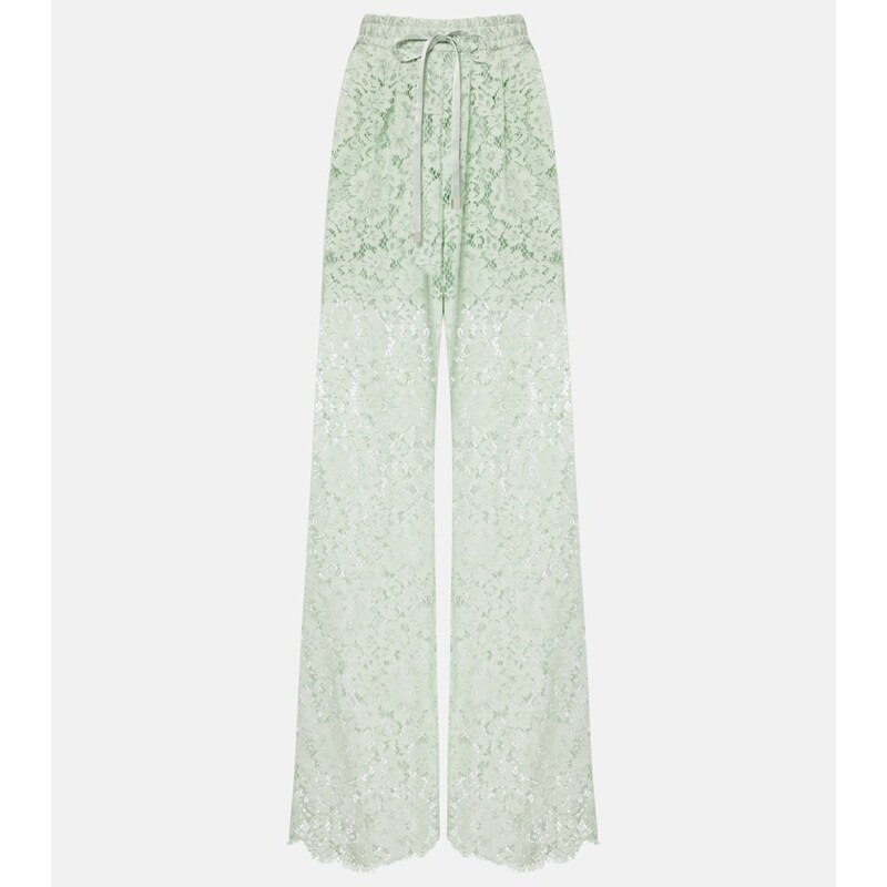 Dolce&Gabbana Lace wide-leg pants