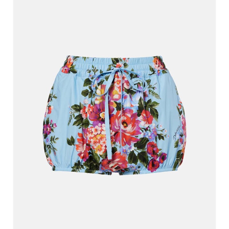 Dolce&Gabbana Floral cotton poplin shorts