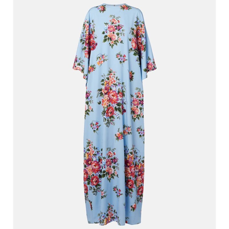 Dolce&Gabbana Floral silk-blend kaftan