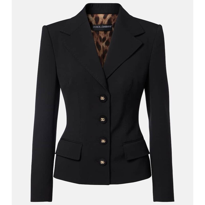 Dolce&Gabbana DG wool-blend blazer