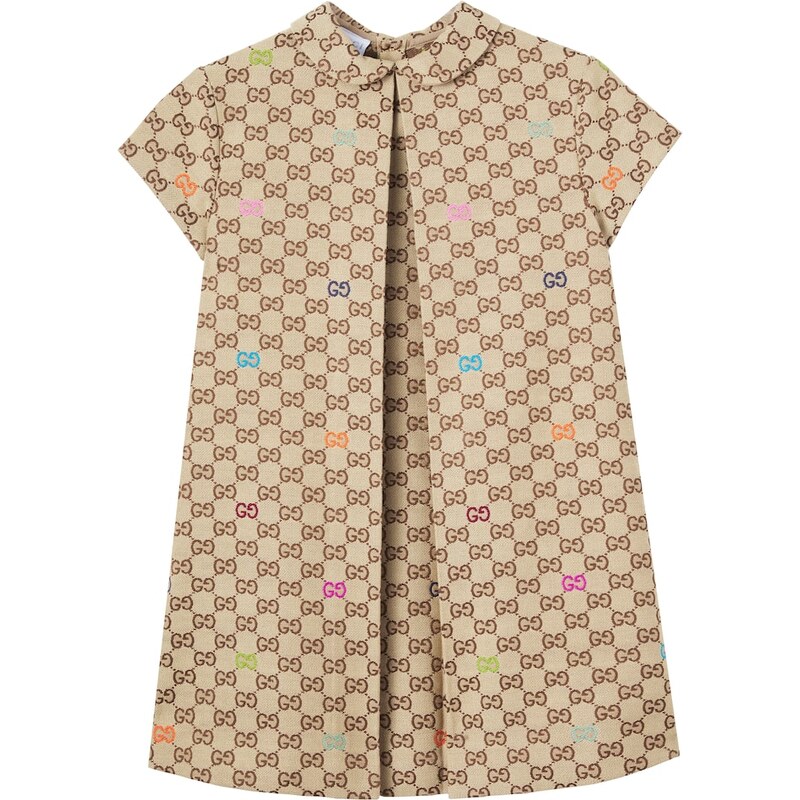 Gucci Kids GG cotton-blend dress