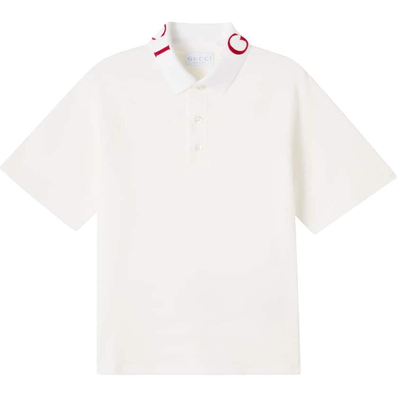 Gucci Kids Cotton-blend piquÃ polo shirt