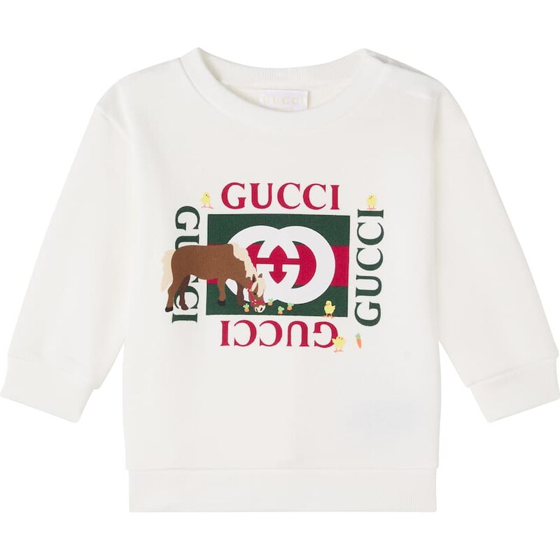 Gucci Kids x Euan Roberts Baby printed cotton jersey sweatshirt