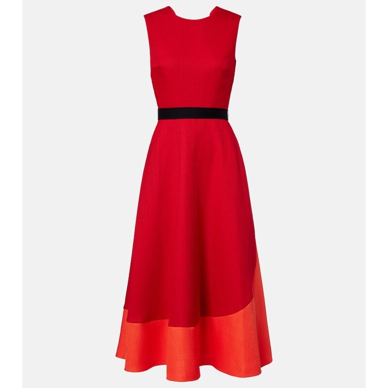 Roksanda Mire colorblocked midi dress