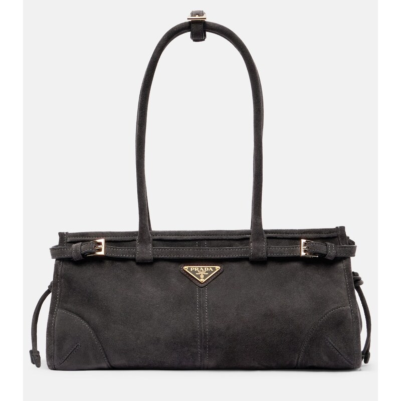 Prada Prada Bonnie Medium suede shoulder bag