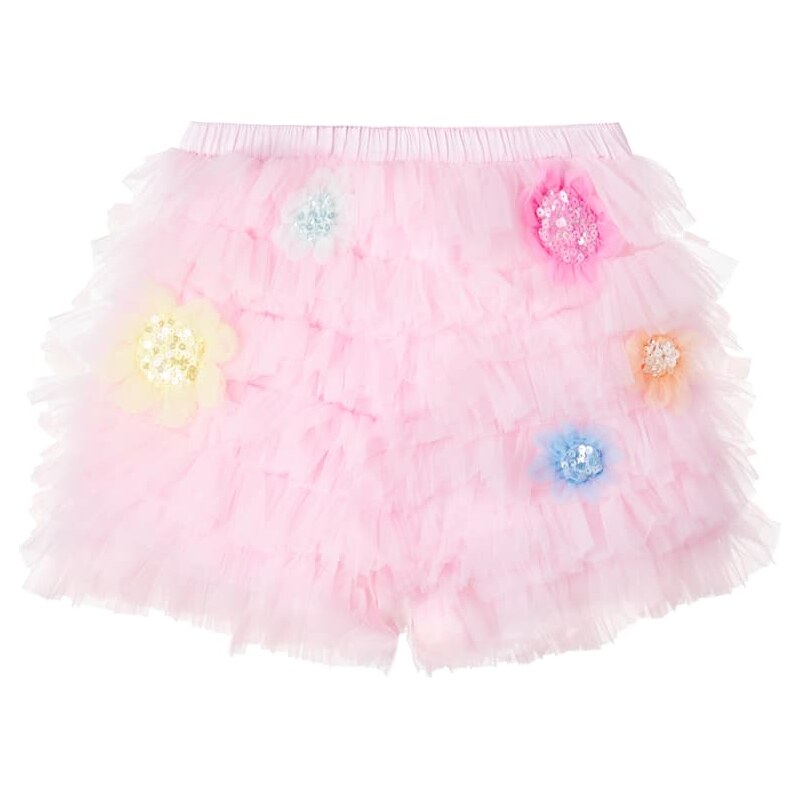 Tutu Du Monde Sunflower Power embellished tulle shorts