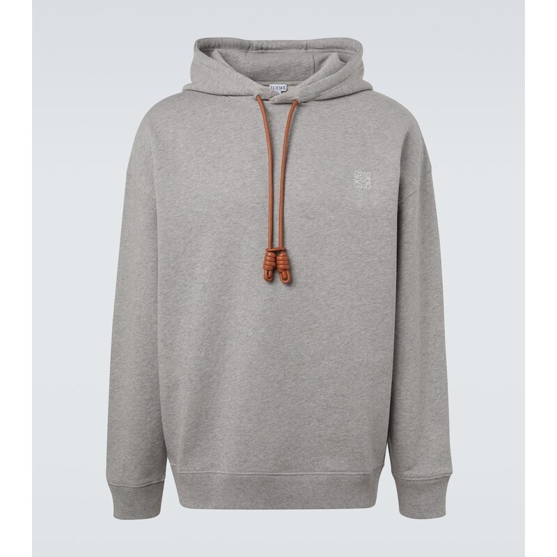 Loewe Anagram cotton jersey hoodie
