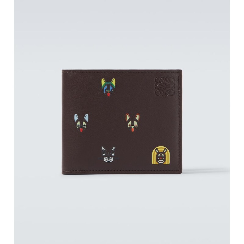 Loewe x Louis Wain Cats leather bifold wallet