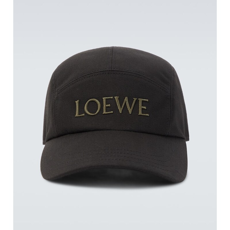 Loewe Logo cotton drill baseball cap