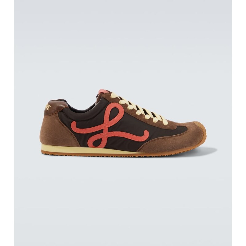 Loewe Ballet Runner 2.0 suede-trimmed sneakers