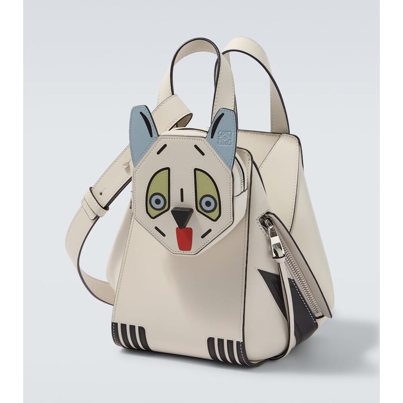 Loewe x Louis Wain Hammock leather top-handle bag