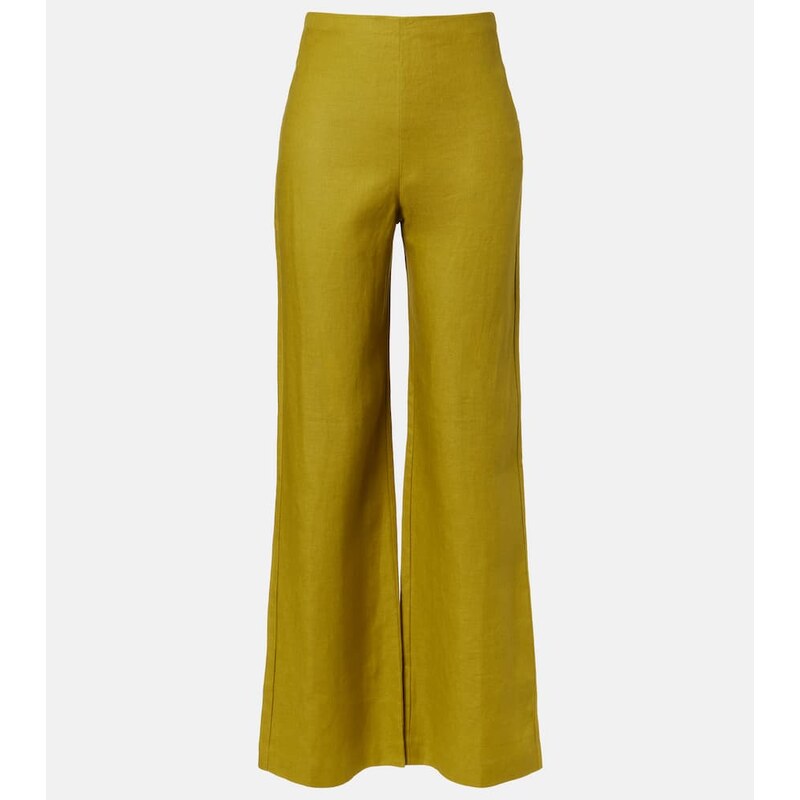Faithfull Ilride linen wide-leg pants