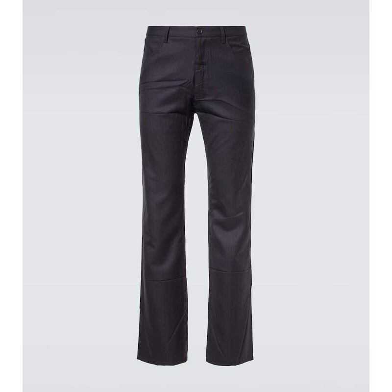 Balenciaga Pinstripe wool straight pants