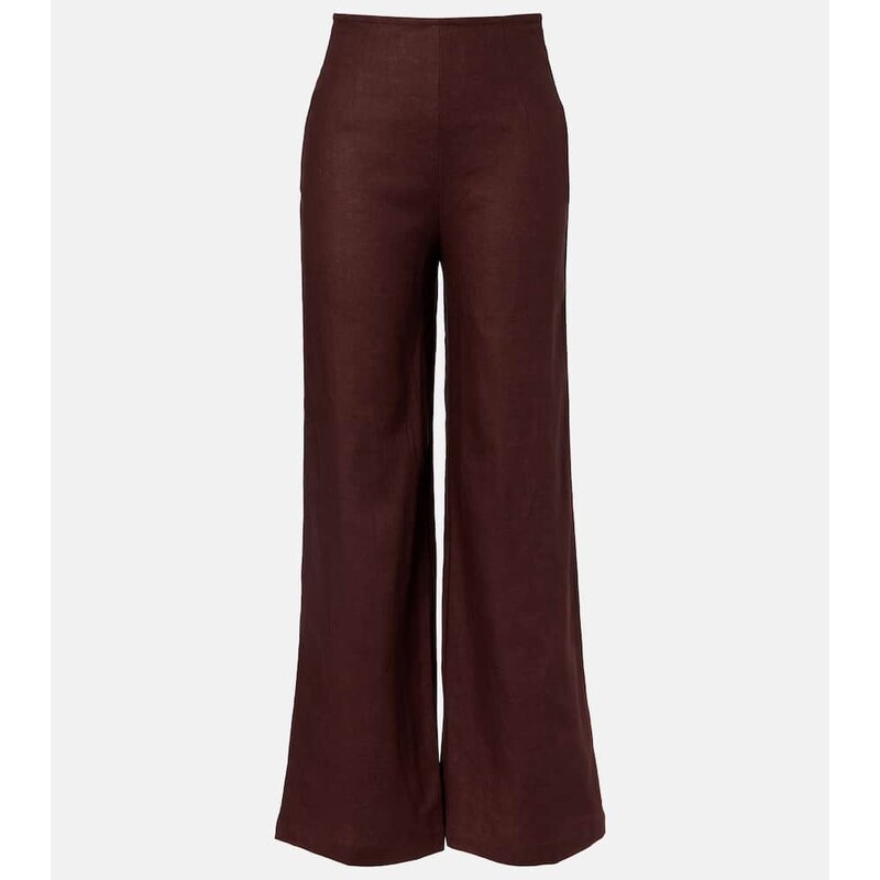 Faithfull Syna linen wide-leg pants