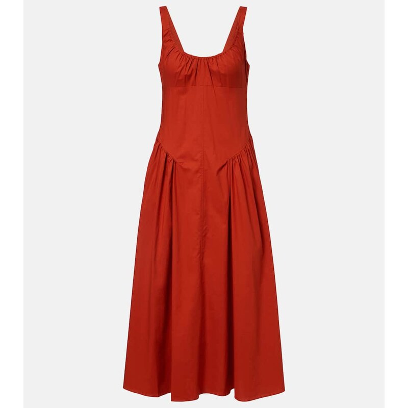 Faithfull Olas cotton midi dress
