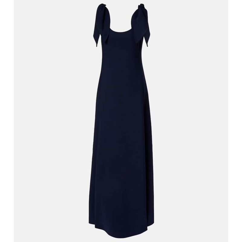 Oscar de la Renta Wool-blend gown