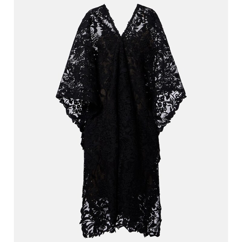 Oscar de la Renta Guipure lace kaftan