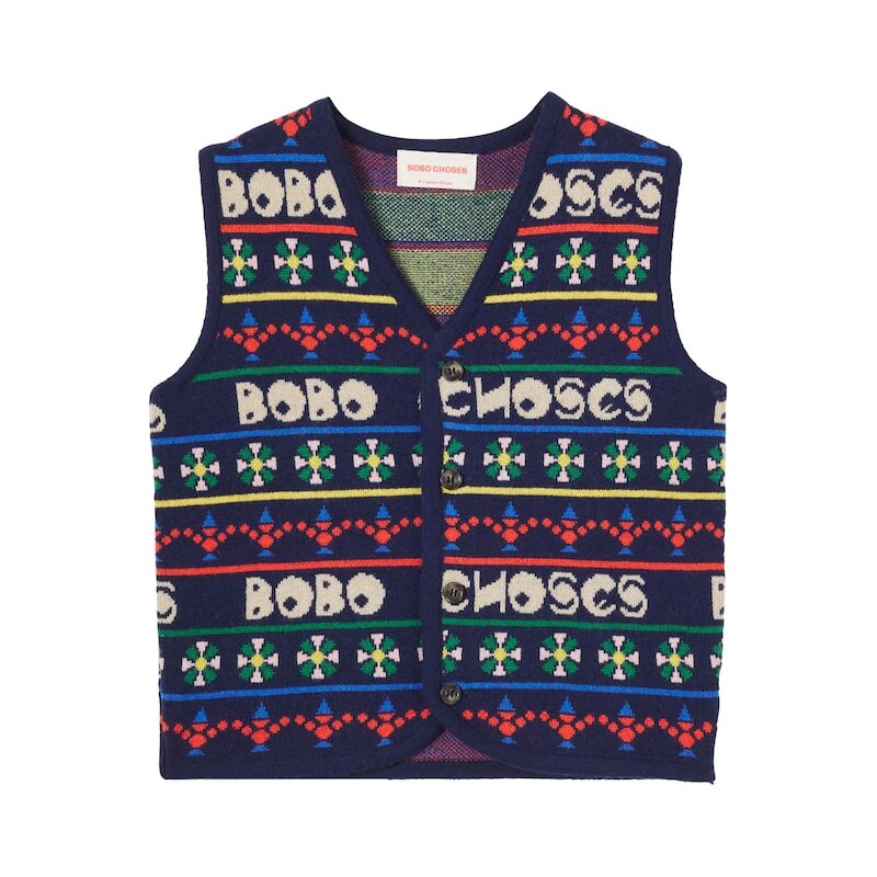 Bobo Choses Buttoned sweater vest