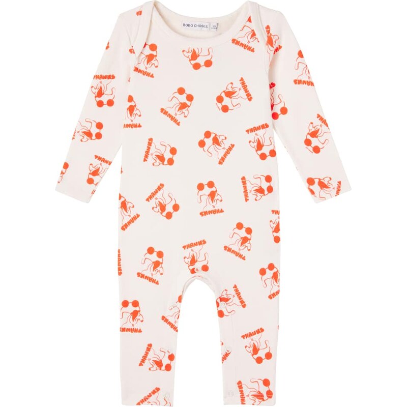 Bobo Choses Baby printed cotton-blend onesie