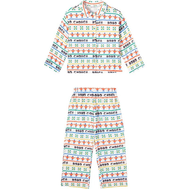 Bobo Choses Printed cotton pajamas