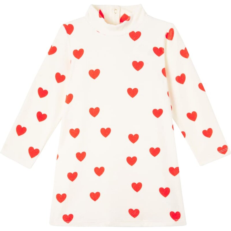 Mini Rodini Printed cotton-blend dress