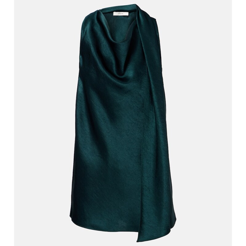 Vince Scarf-detail satin top