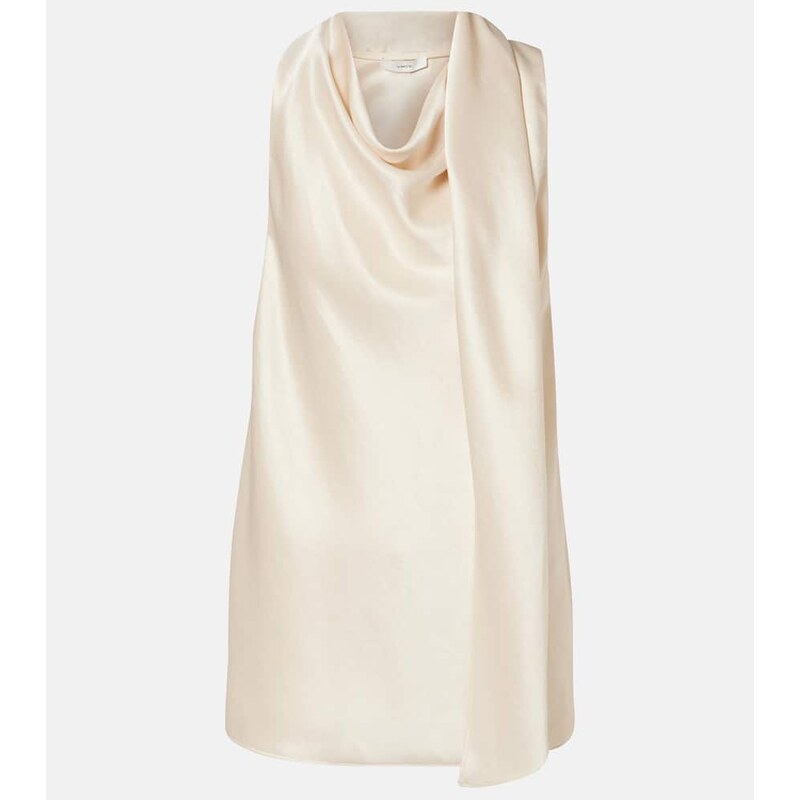 Vince Scarf-detail satin top