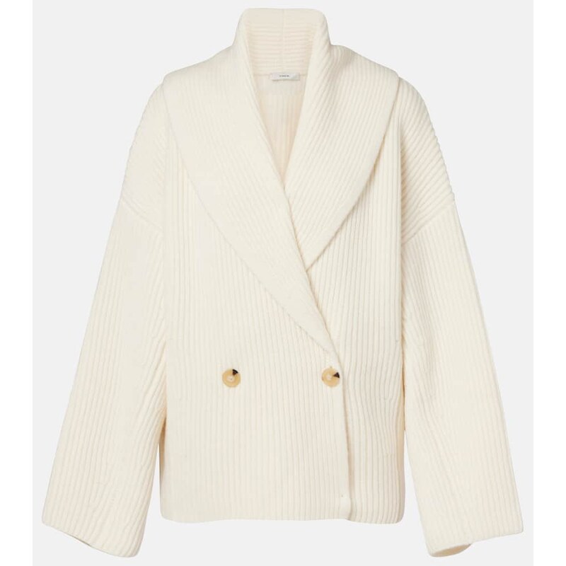 Dámská saka v barvě Off White z lnu a vlny