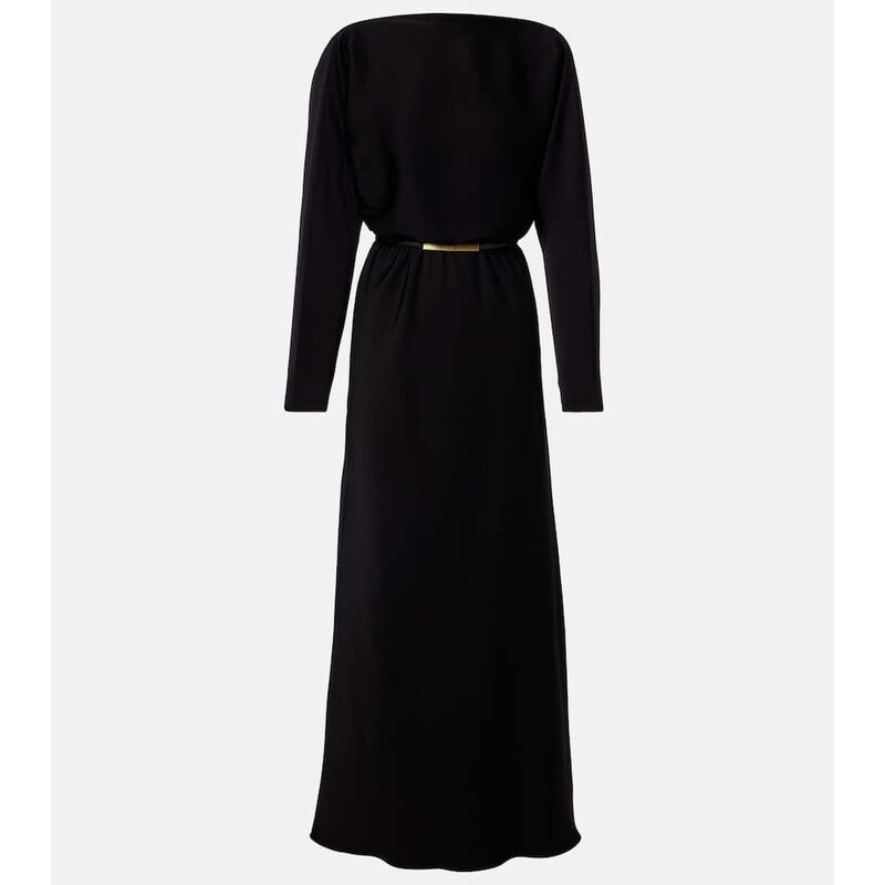 Max Mara Draped satin gown