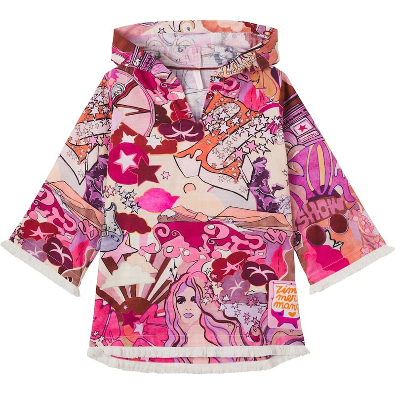 Zimmermann Kids Printed cotton dress