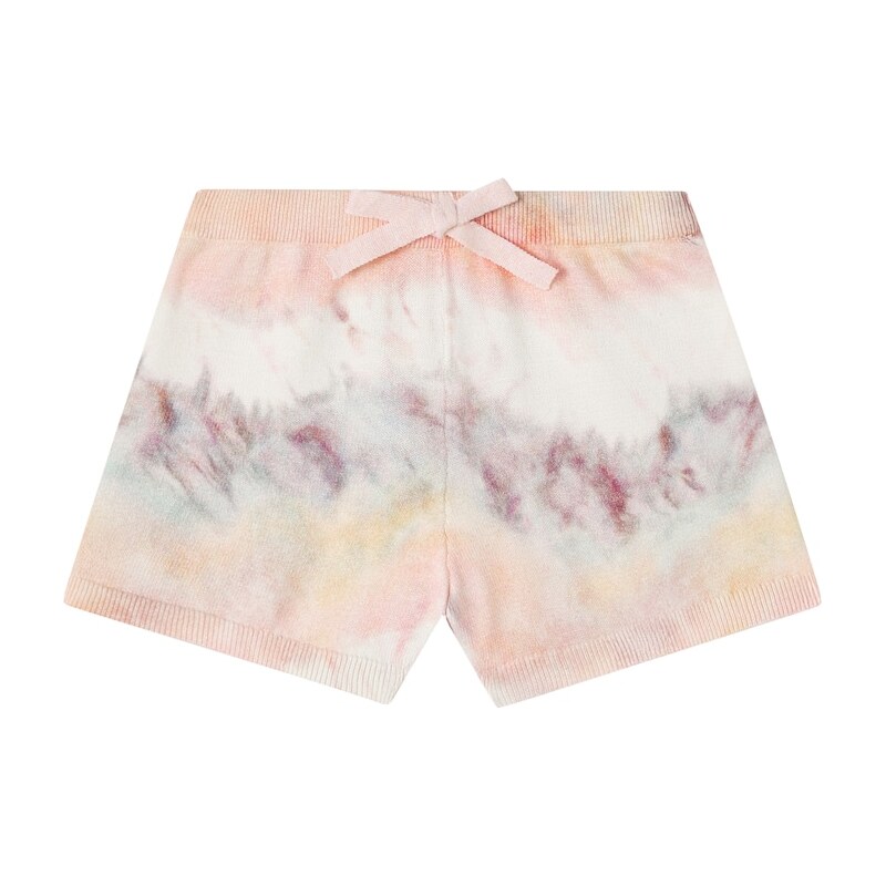 Zimmermann Kids Tie-dye cotton shorts