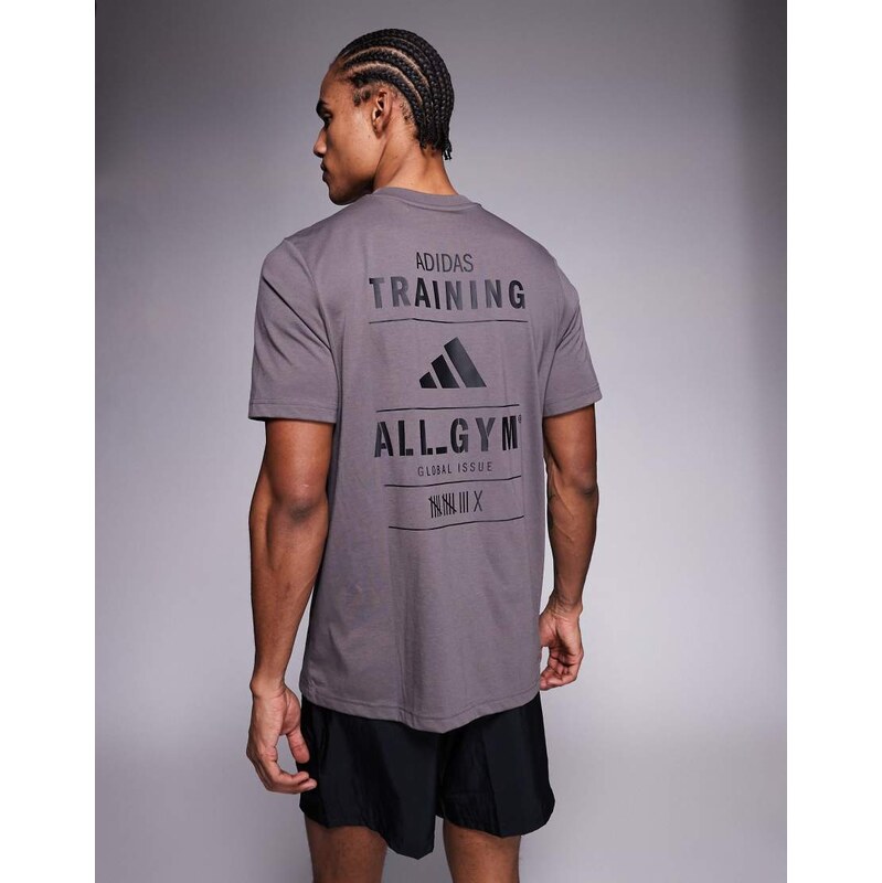 adidas performance adidas Training t-shirt with back print in
