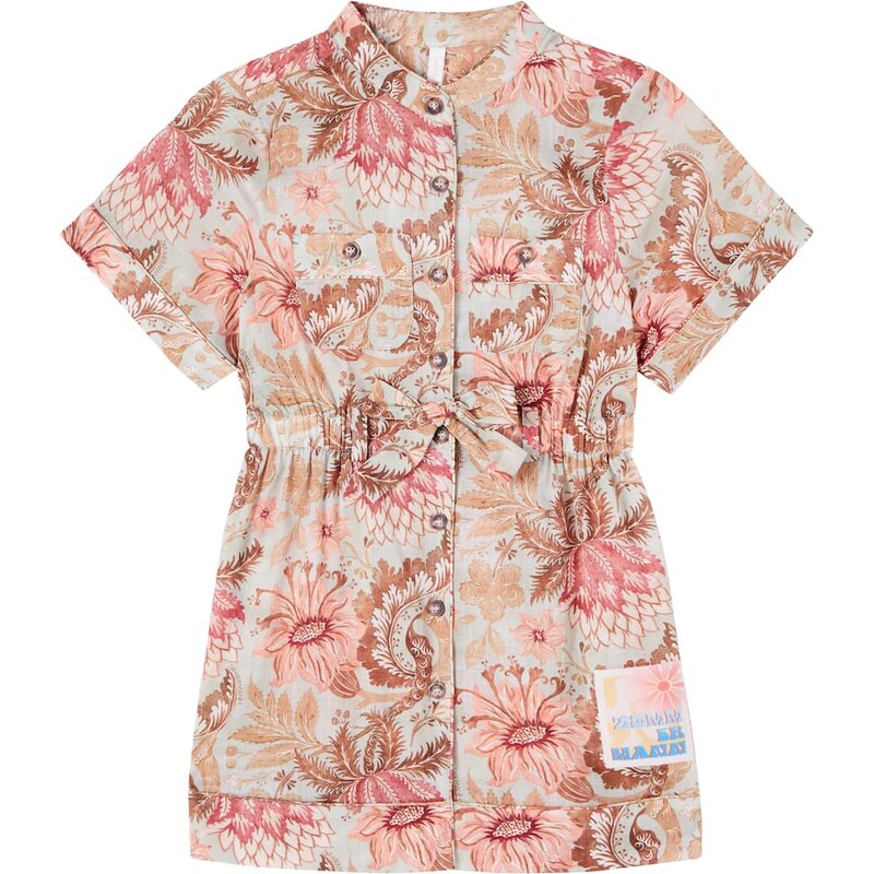 Zimmermann Kids Daylight floral cotton dress