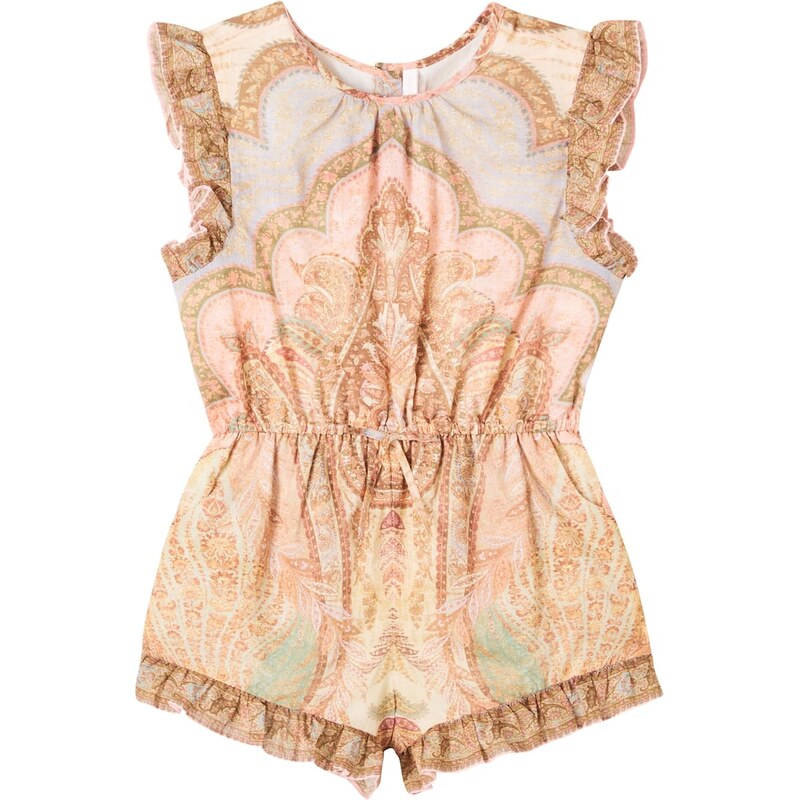 Zimmermann Kids Awaken paisley cotton playsuit