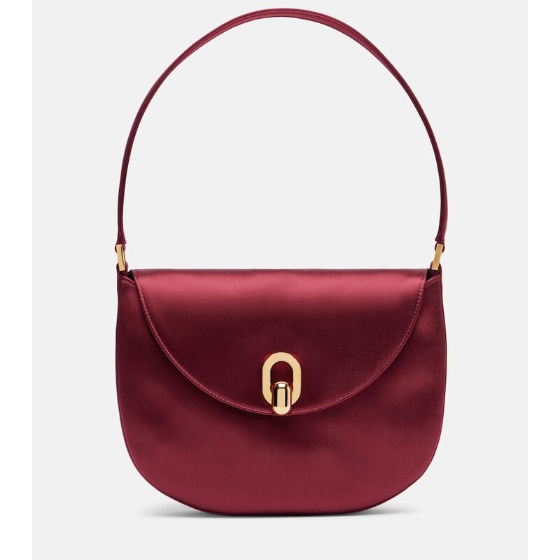 Savette Tondo Small satin shoulder bag