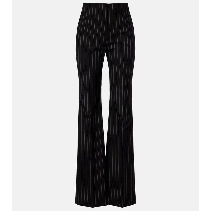 Sportmax Visino wool-blend gabardine flared pants