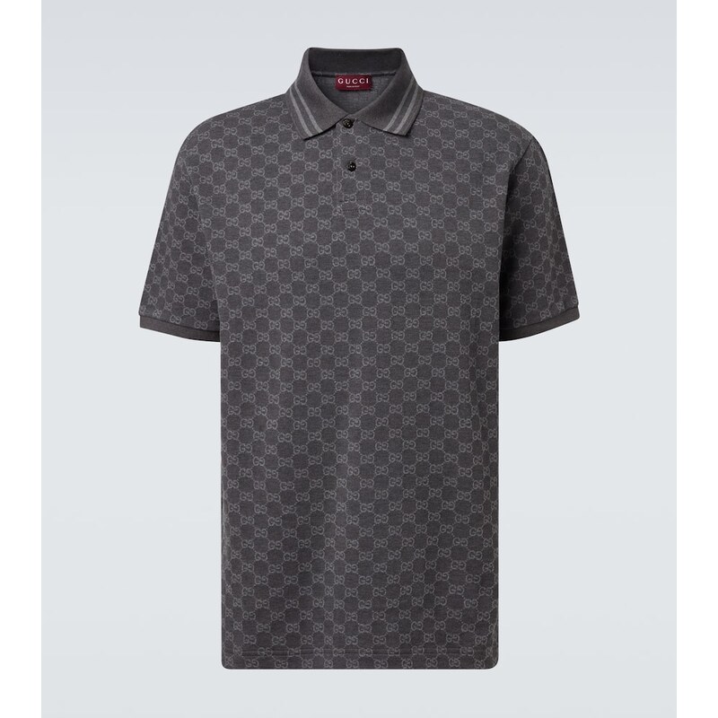 Gucci GG cotton piquÃ jacquard polo shirt