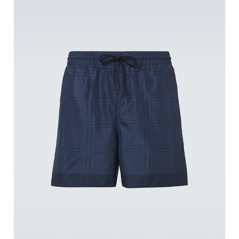 Gucci Interlocking G poplin swim trunks
