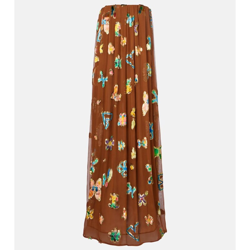 Alemais AlÃmais Silk-blend gown