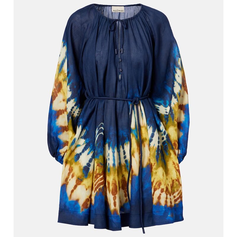 Alemais AlÃmais Martine printed ramie minidress