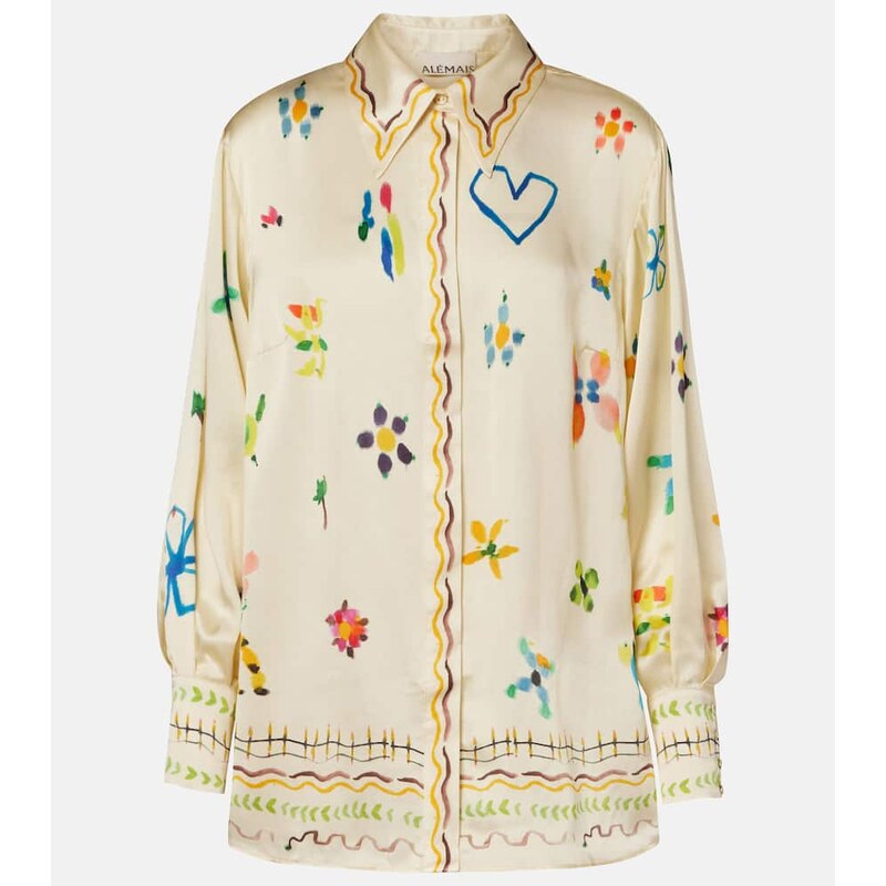 Alemais AlÃmais Sidi floral silk shirt